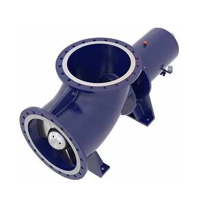 Pompes coudées à flux axial