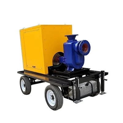 Remorque-pompe mobile robuste et auto-amorçante-