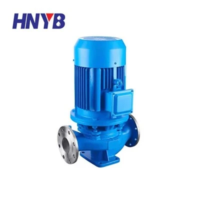 Pompe centrifuge en ligne verticale